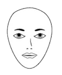 face reading of inverted triangular face