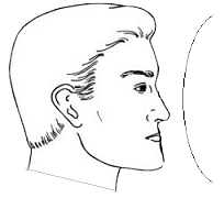 concave face physiognomy