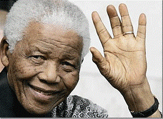 Forehead reading for Nelson Mandela